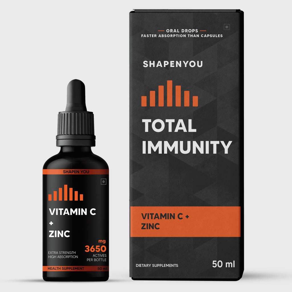 Vitamin C & Zinc Oral Drops - Immune Boost & Skin Radiance - 50ml