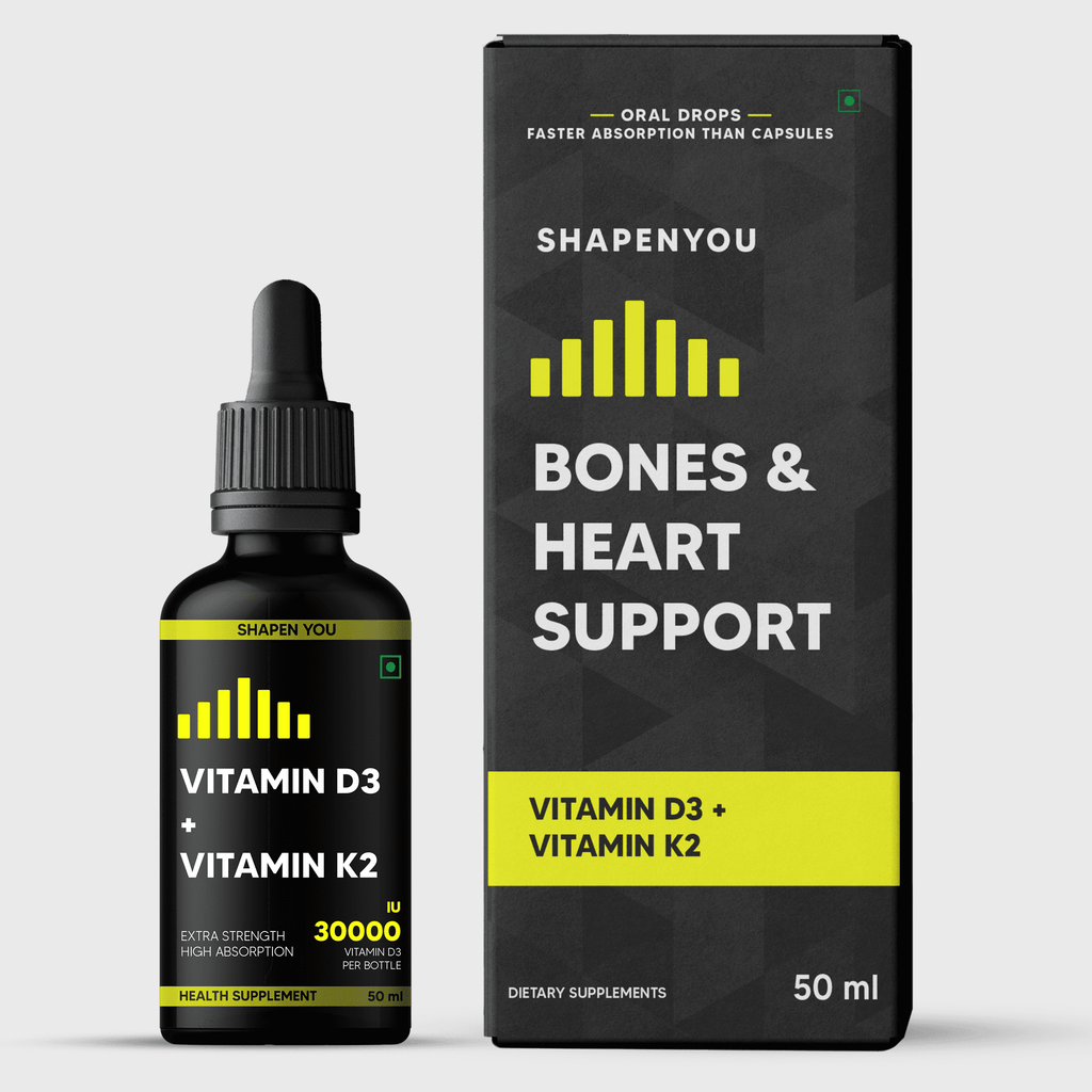 Vitamin D3 + K2 Oral Drops - Bone & Immune Health - 50ml