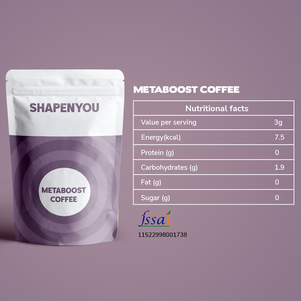 28 Days Slim Blend Metaboost Coffee Nutrition 