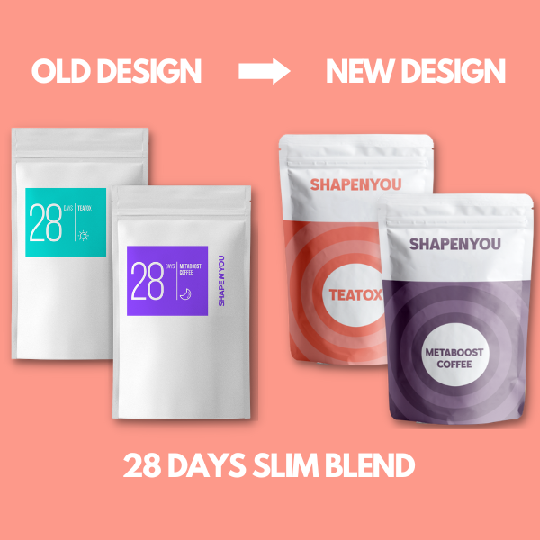 28 Days Slim Blend Old Packaging
